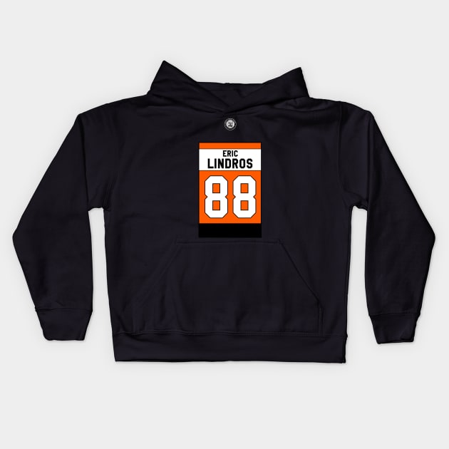 Eric Lindros Banner Kids Hoodie by Sons of Penn